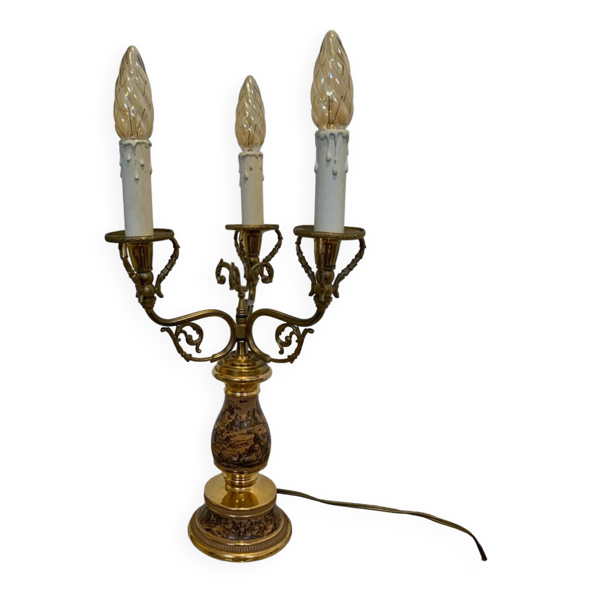 Vintage candelabra lamp 1950