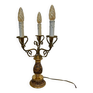 Vintage candelabra lamp 1950