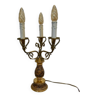 Lampe vintage candélabre 1950