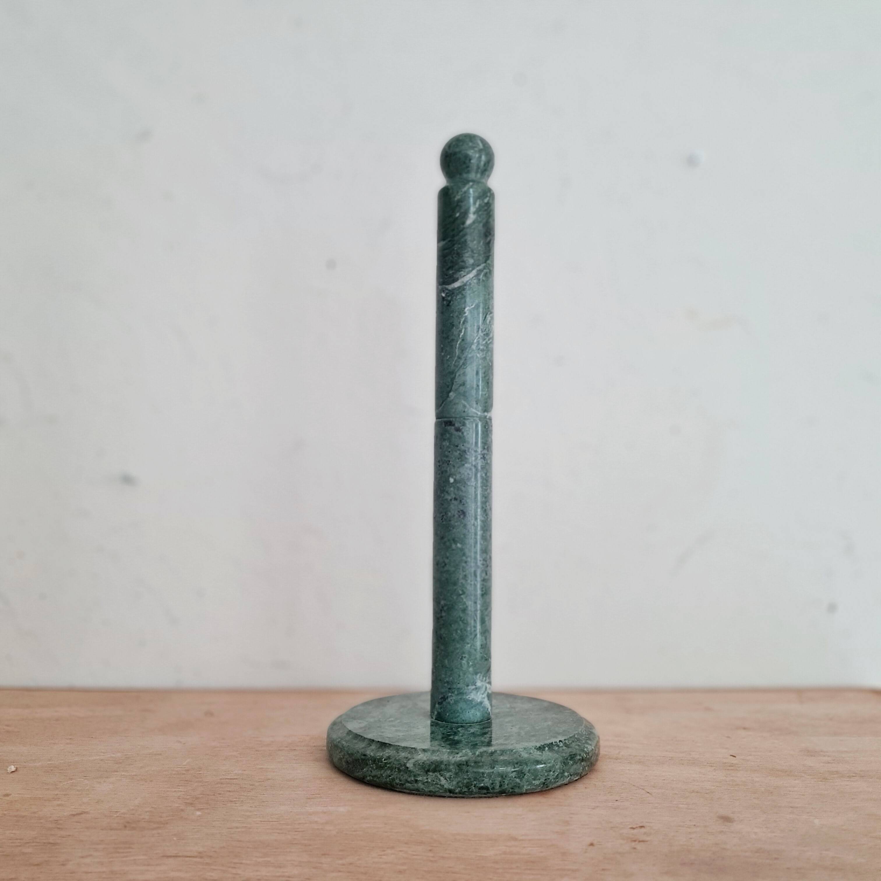 Paper towel roll - green marble base for paper