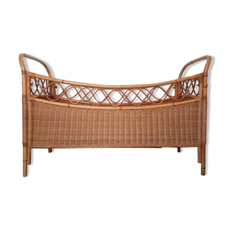 Bed / Cradle Child in rattan 50s/60s