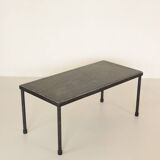 Minimalist slate coffee table