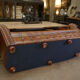 Chesterfield sofa 3 seater Vintage brown leather