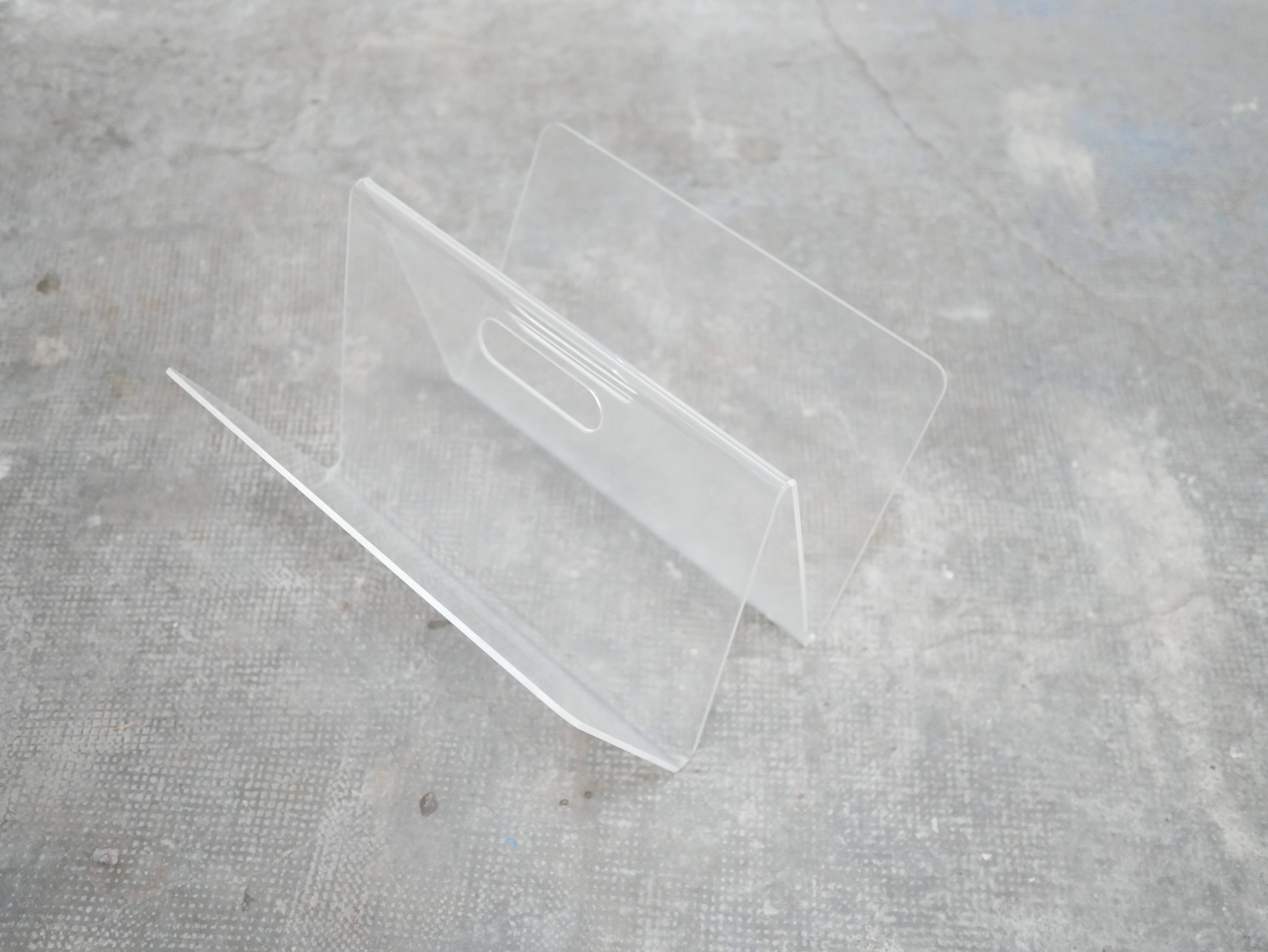 Vintage Plexiglas magazine holder