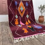Moroccan wool rug 250cm x 150cm