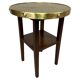 Secession coffee table with a brass top