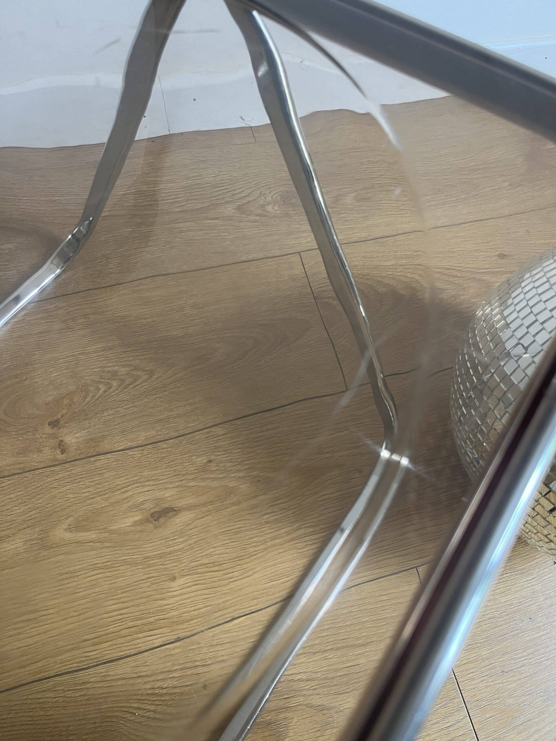 Chaise Plia plexi fumé par Giancarlo Piretti