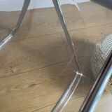 Plia smoked plexi chair by Giancarlo Piretti