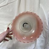 70s opaline chandelier