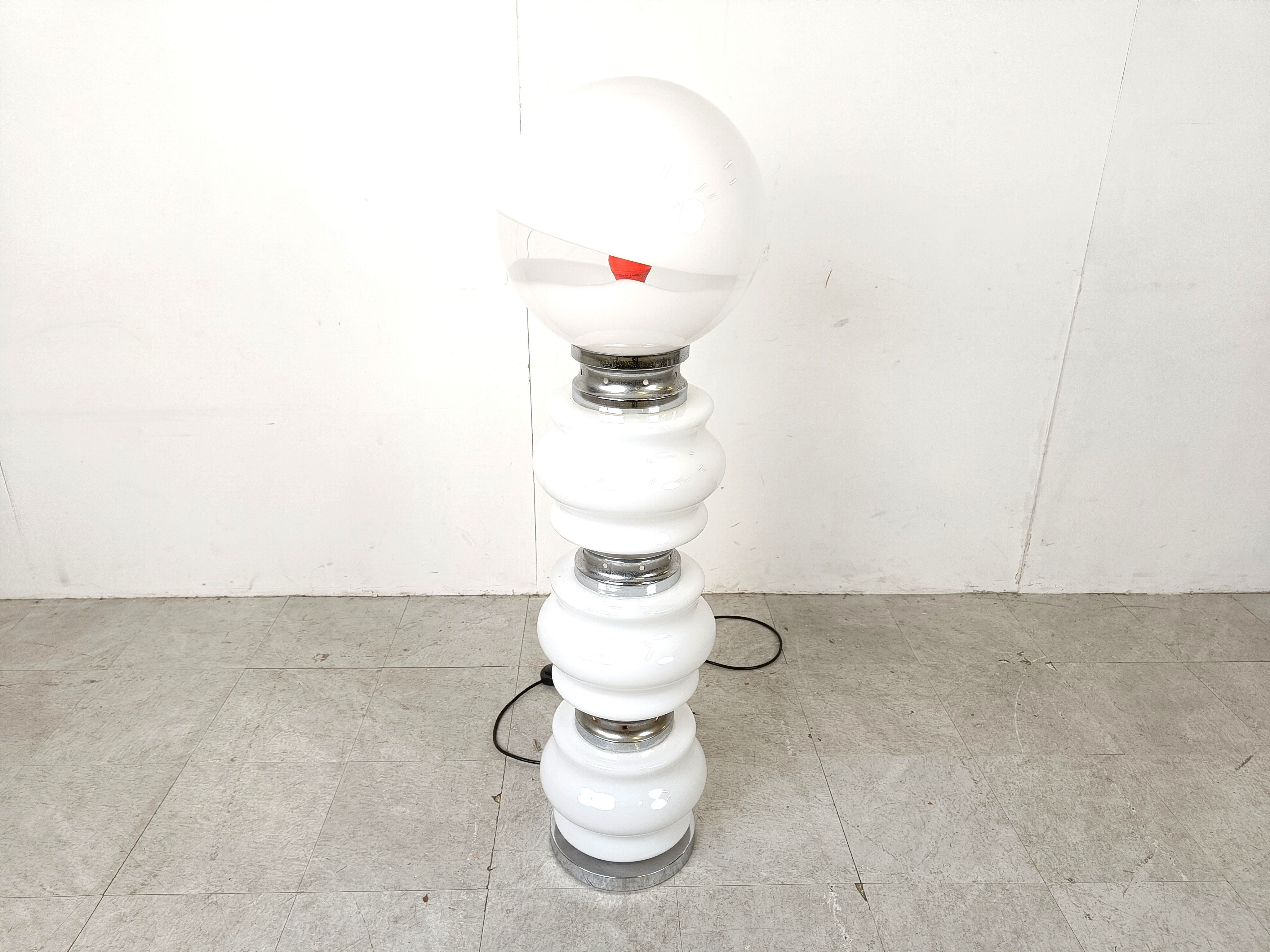 Vintage floor lamp by Mazzega, 1960s