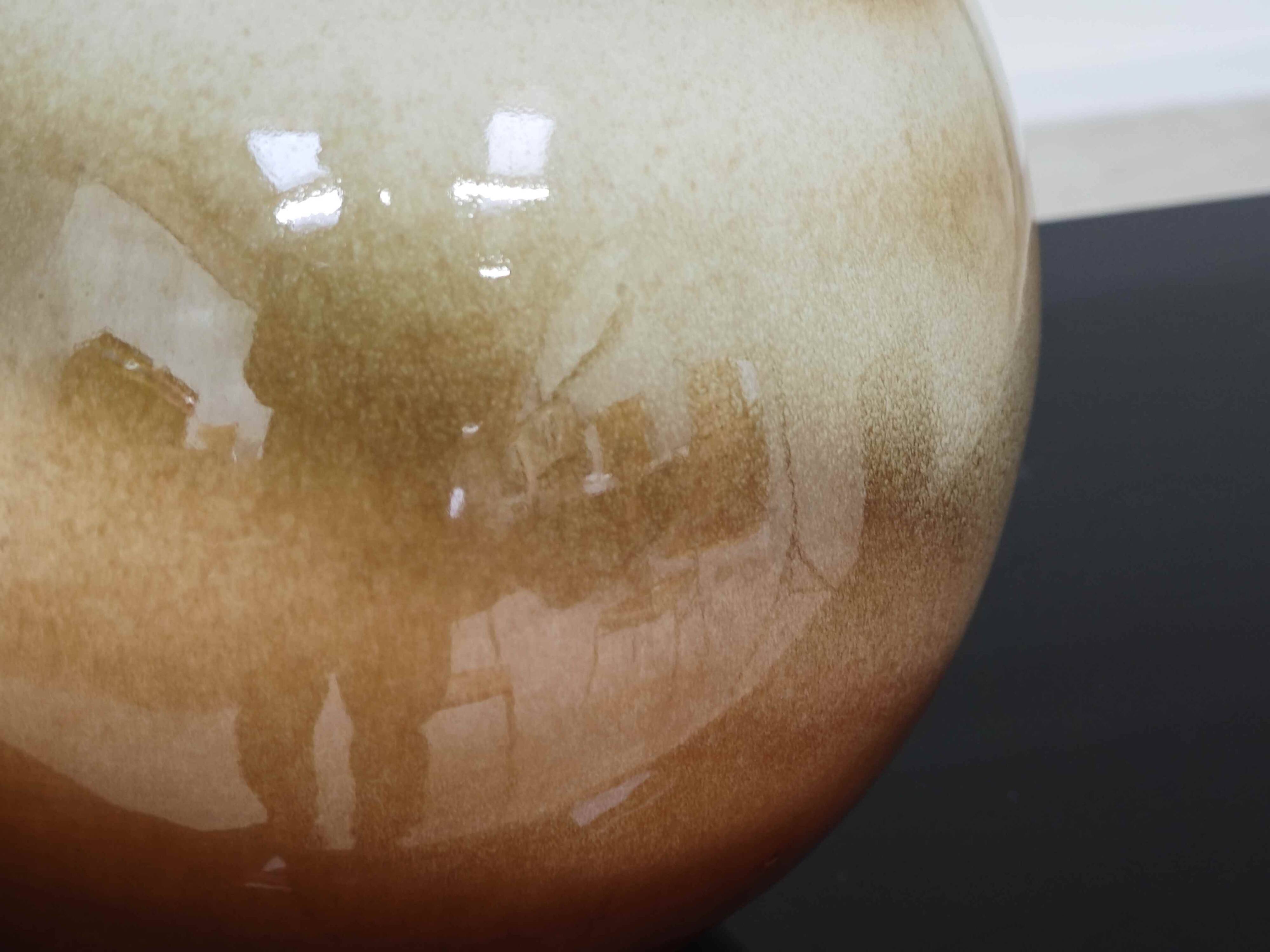 Large brown ceramic vase Ditmar Urbach 1970
