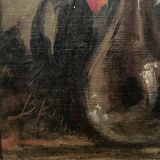 Nature morte aux fleurs rouges XXe