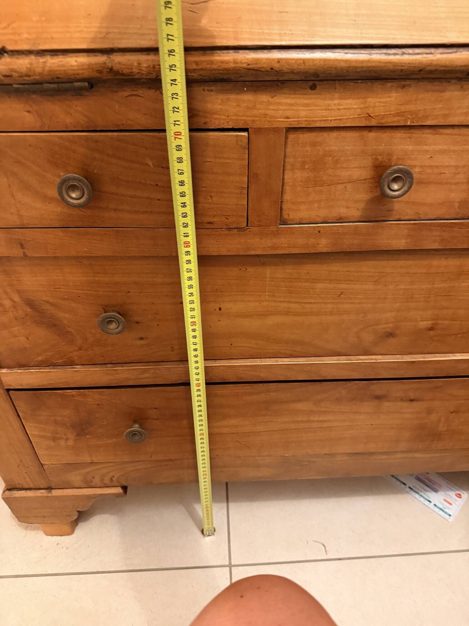 Wooden secretary