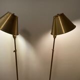 Brass floor lamps