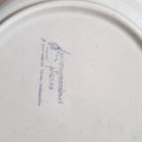 Set of 5 Sarreguemines dessert plates