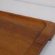 Plateau vintage scandinave en teck 1960