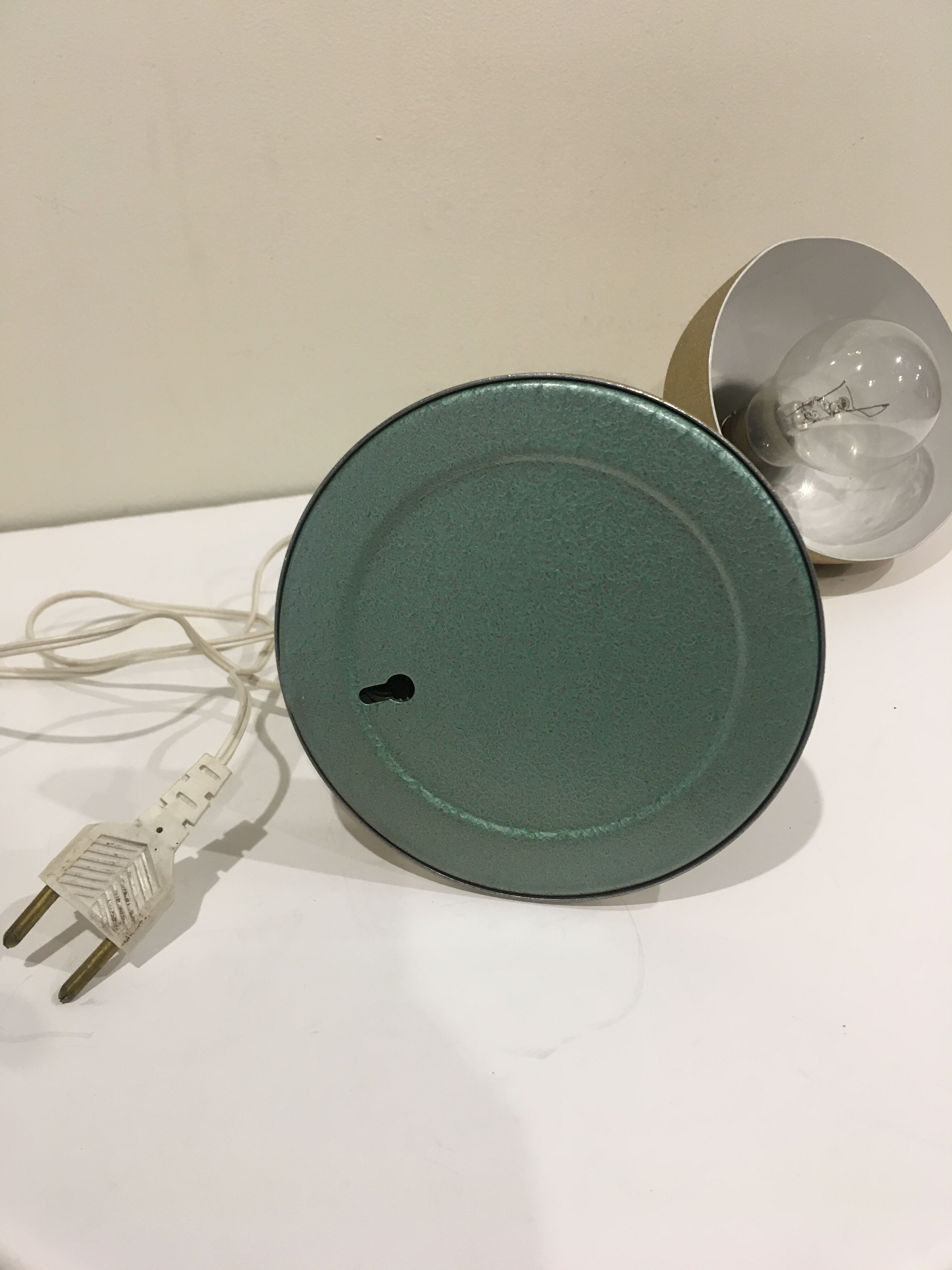 Lampe années 50 dorée