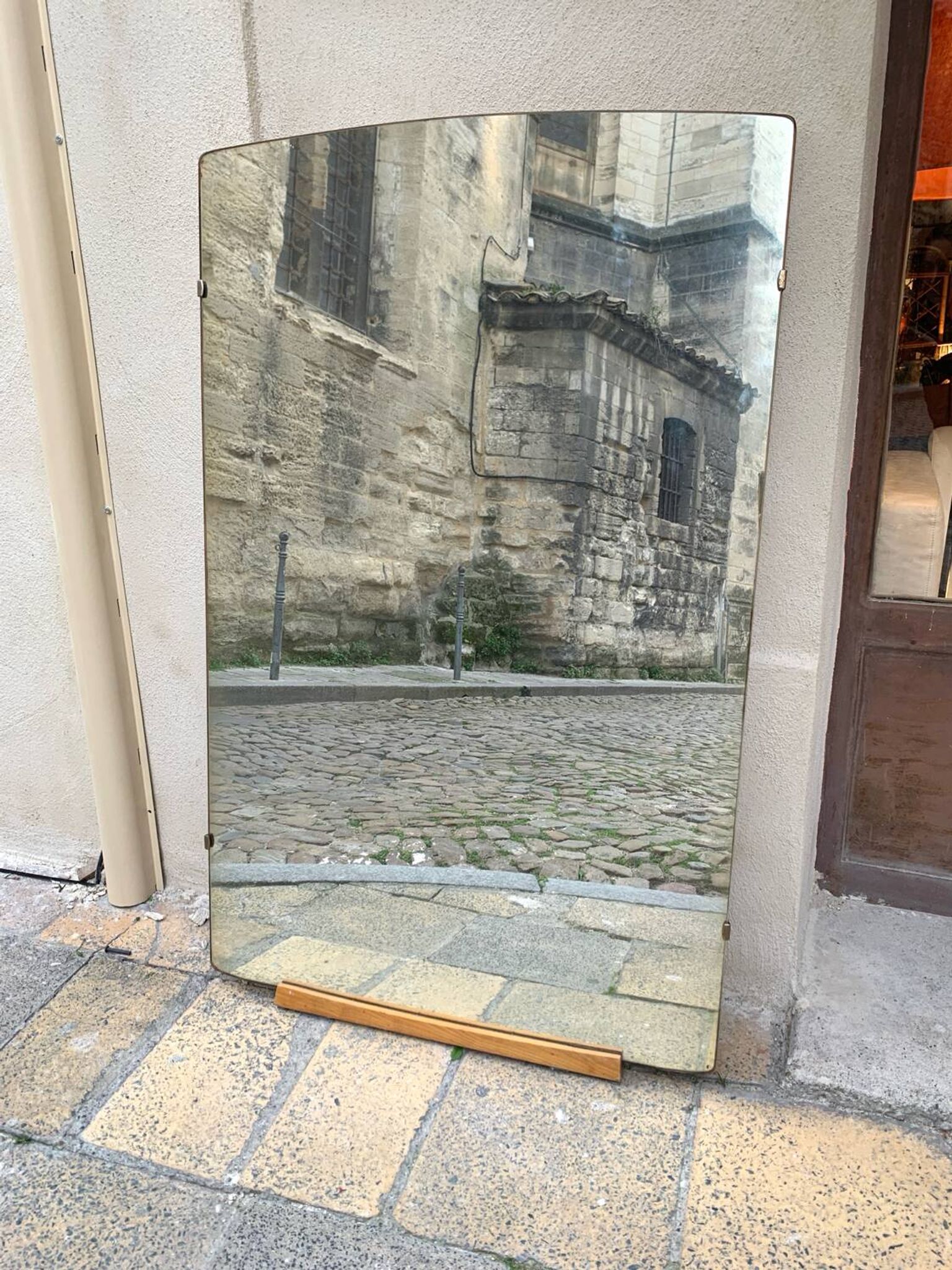 Grand miroir vintage à poser
