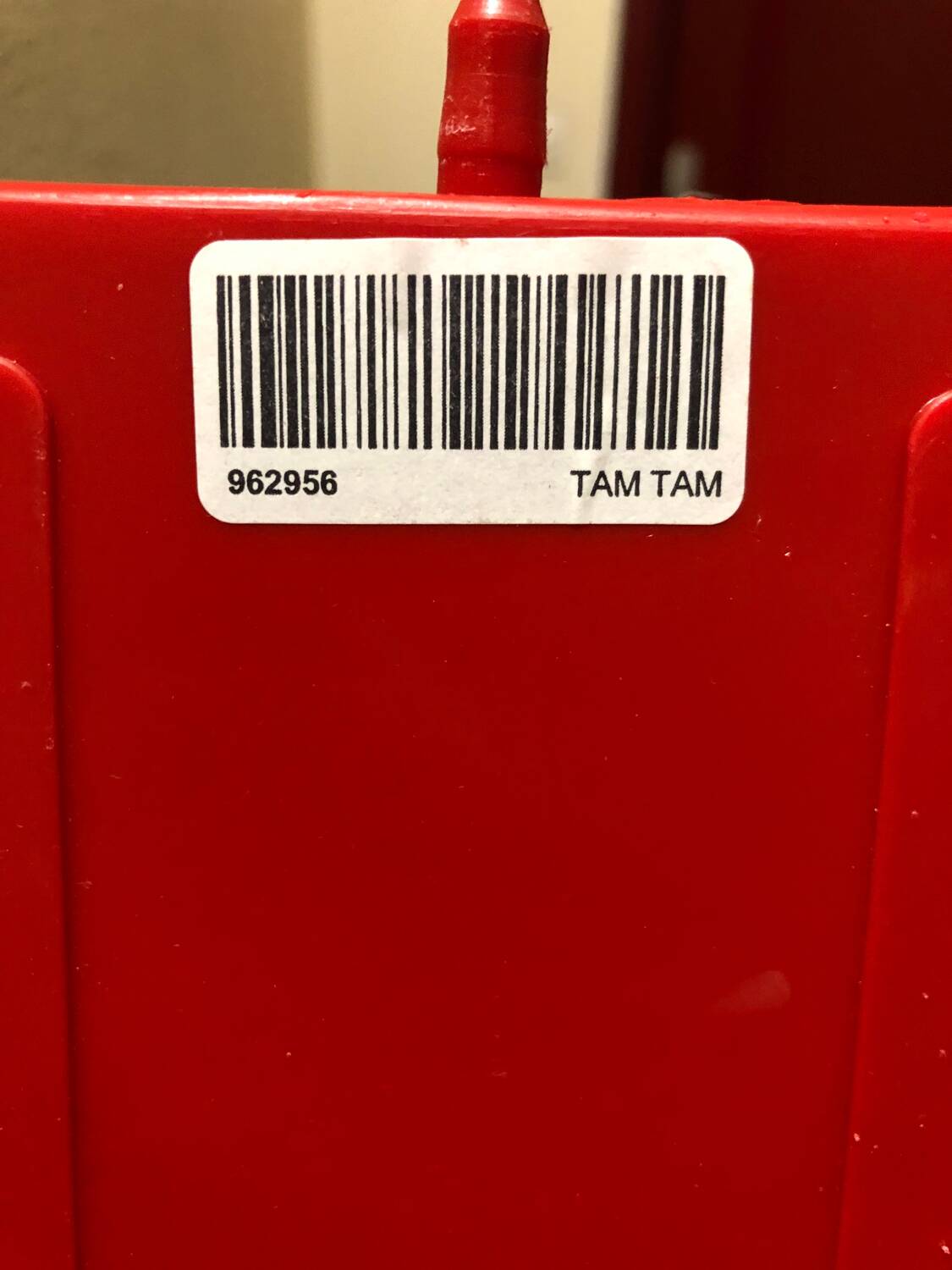 Red Tam Tam stool – official reissue – iconic design