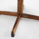Madsen and Schubell Black Leather Reclining Chair and Stool, Denmark 1960