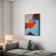 Figurative painting "in your arms" celestial
