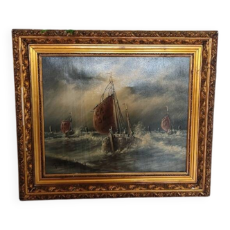 Oil on canvas Gustav Warth