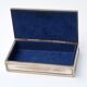 Silver metal box, 50s