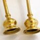Pair of brass candlesticks