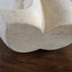 Carved stone lamp