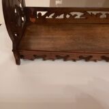 Openwork wall shelf walnut nineteenth