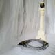Lampe italienne en albâtre sculpté
