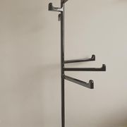 Vintage italian coat / towel rack by Makio Hasuike for gedy, 1980