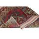 Vintage Scatter Rug, Dark Red Turkish Accent Rug, Door Mat, Handmade Bat Mat, Kitchen Rug