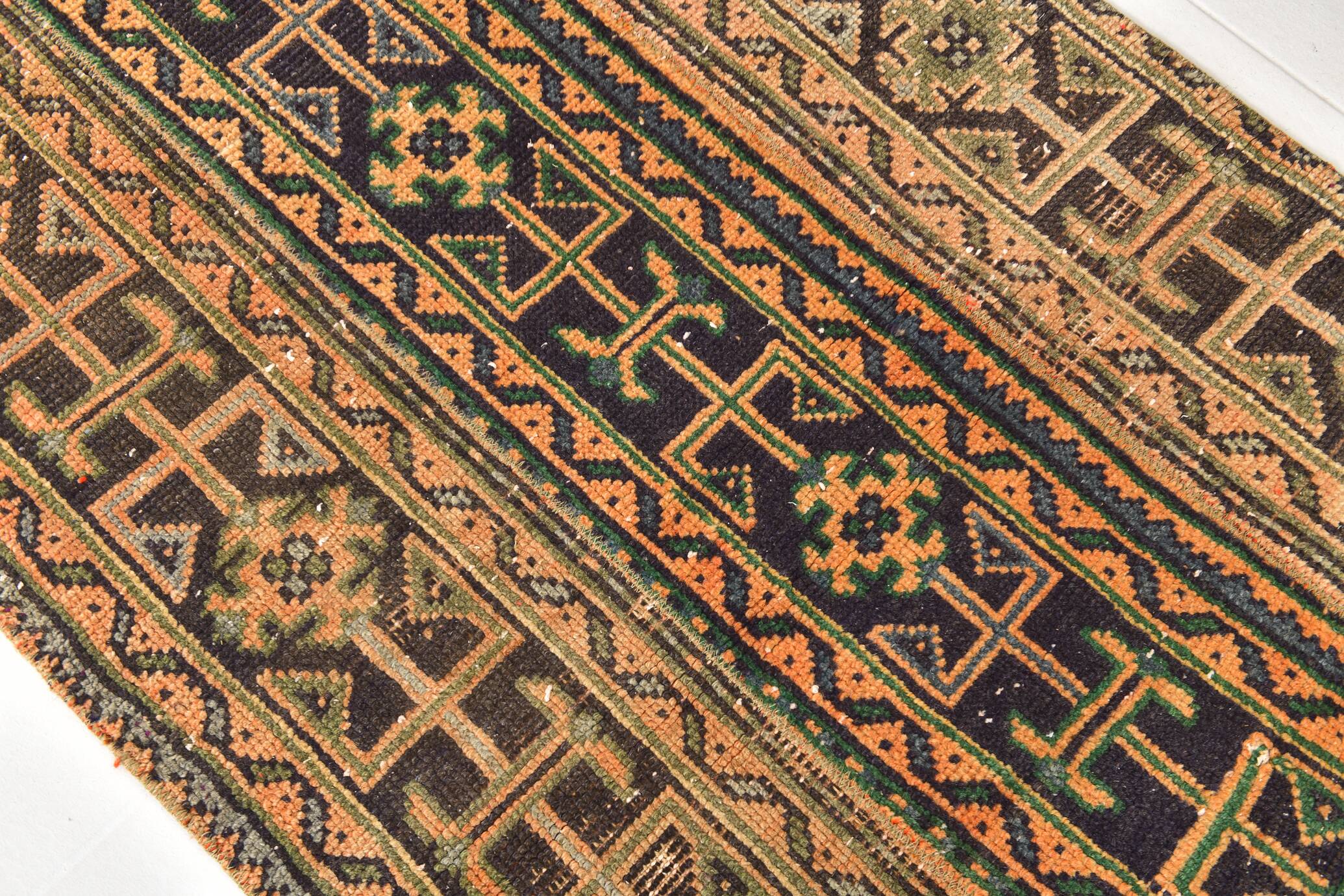 Shabby Chic Vintage Runner Rug, 79x275Cm