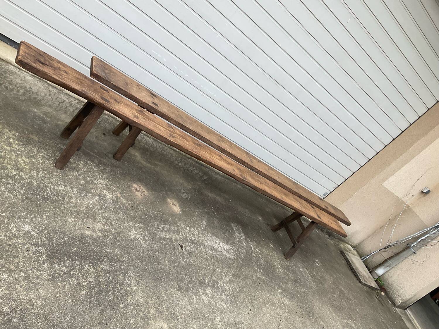 Paire de bancs