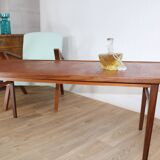 Vintage coffee table 150x60 teak 1960 denmark