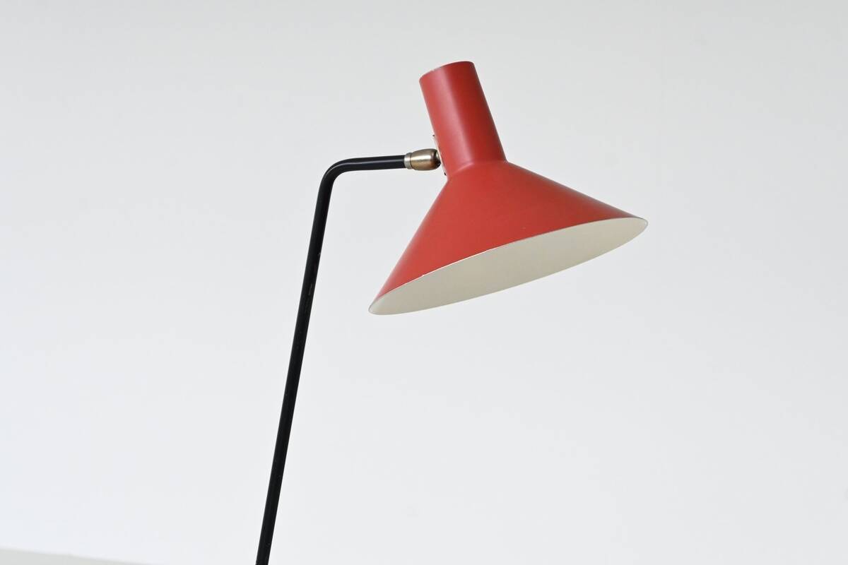 J.J.M. Hoogervorst model 8025 floor lamp Anvia The Netherlands 1957