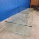 Table basse Eden en verre, années 80 par Tonelli Design