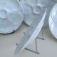 Assiette à huîtres en porcelaine – lot de 4
