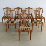 Set of 8 vintage dining chairs