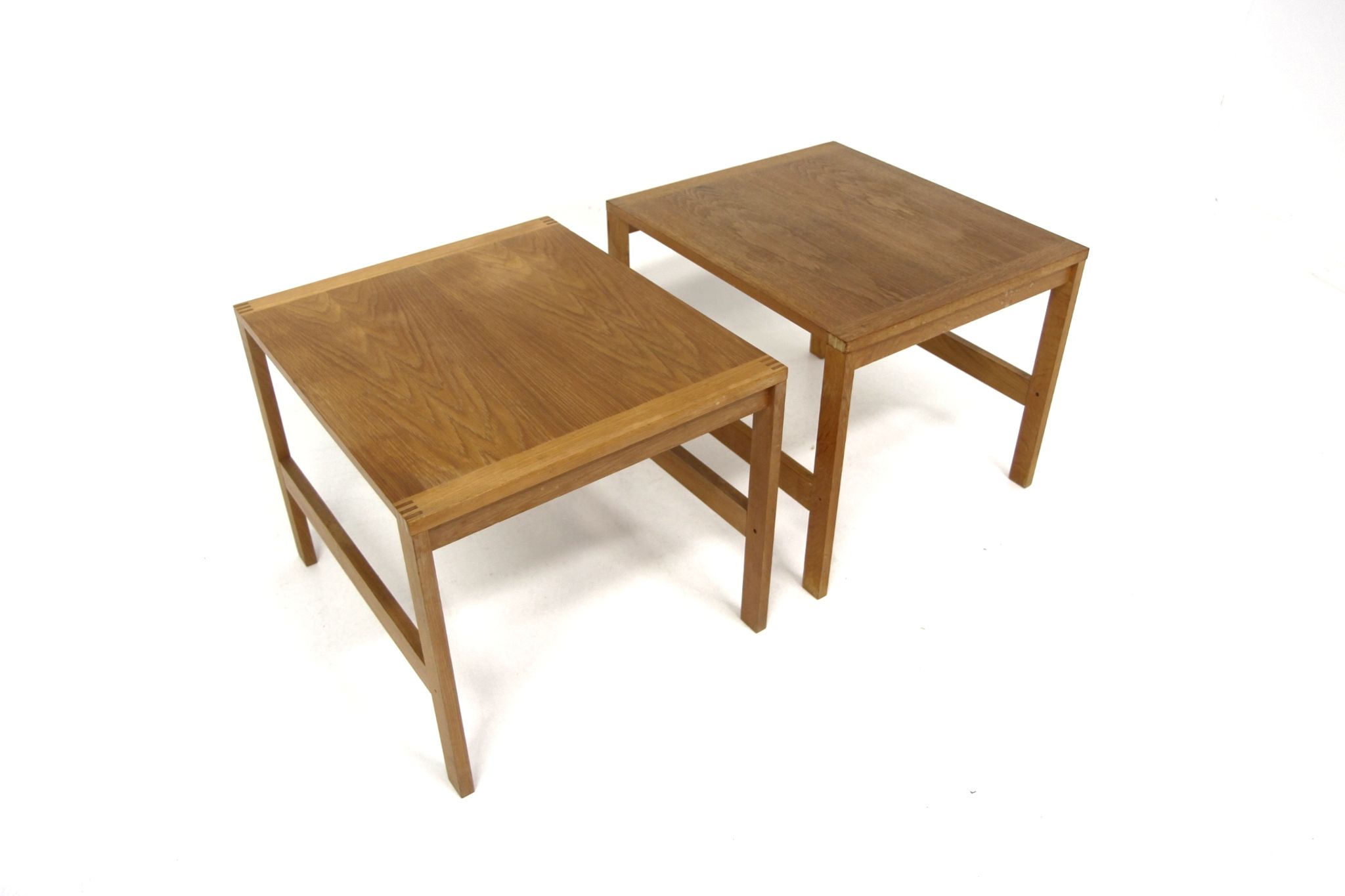 Set of 2 bedside tables, Ole Gerlev Knudsen and Torben Lind, France & Søn, Denmark, 1960