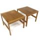 Set of 2 bedside tables, Ole Gerlev Knudsen and Torben Lind, France & Søn, Denmark, 1960