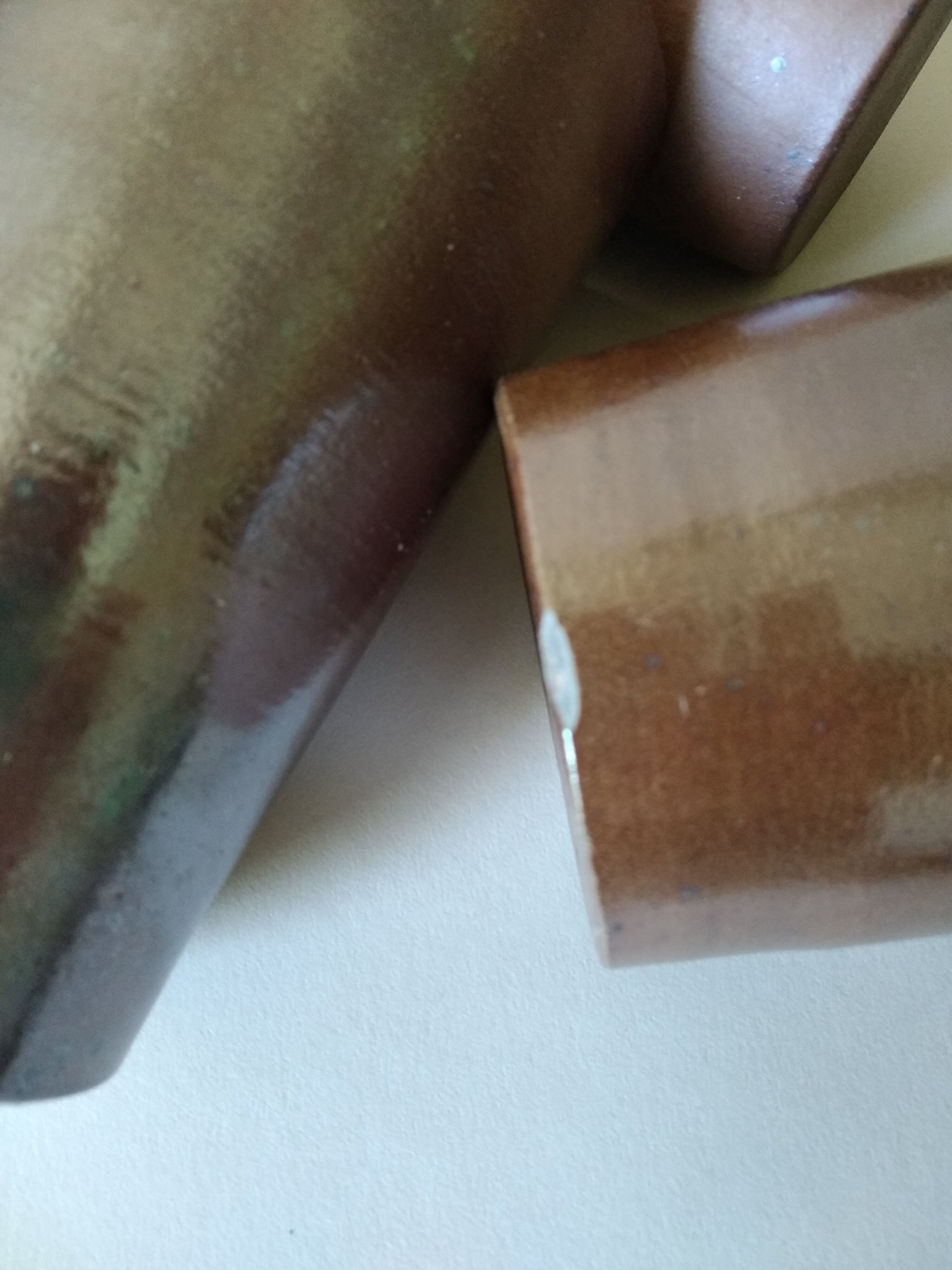 Service orangeade artisanal stoneware vintage 70