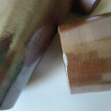 Service orangeade artisanal stoneware vintage 70