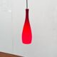 Mid-century glass pendant lamp model Bang by Jacob E. Bang for Fog & Mørup and Holmegaard, 1960s.