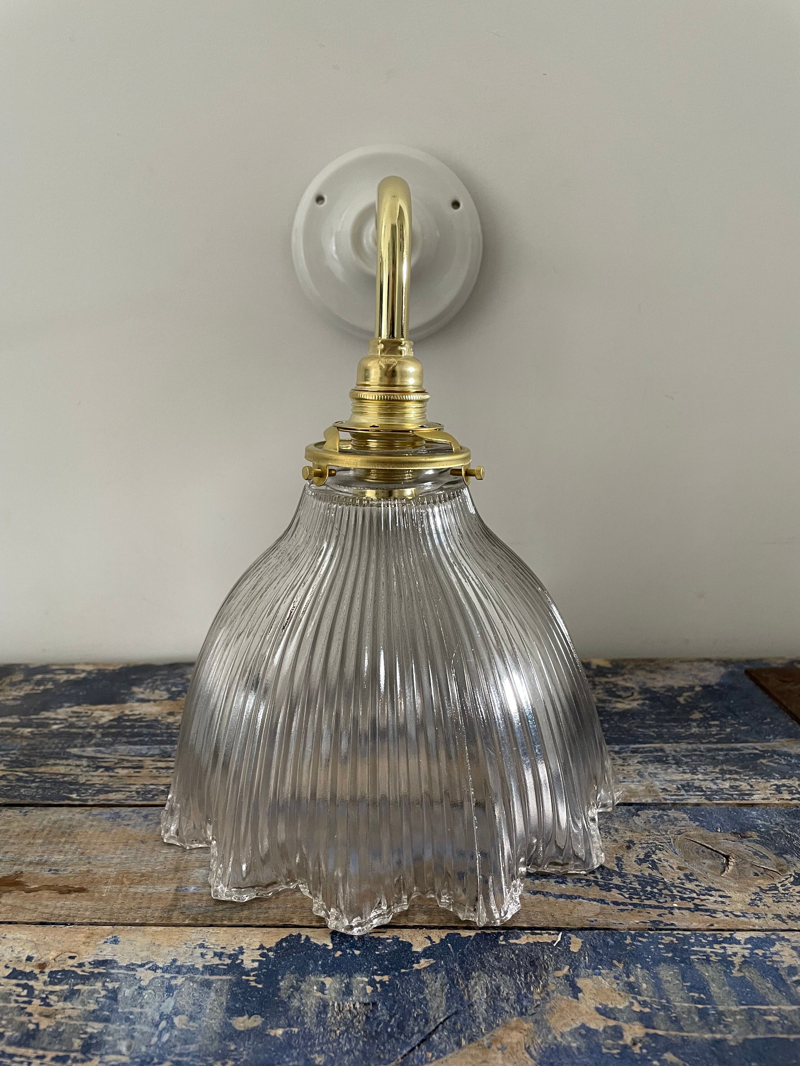 Holophane vintage wall lamp
