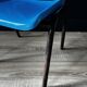 Vintage children's chair blue shell
