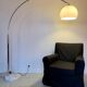 Lampadaire arc avec pied en marbre