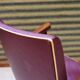 Fauteuil Bridge Stella 1950 bordeaux