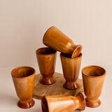 lot of 6 Mazagran terracotta